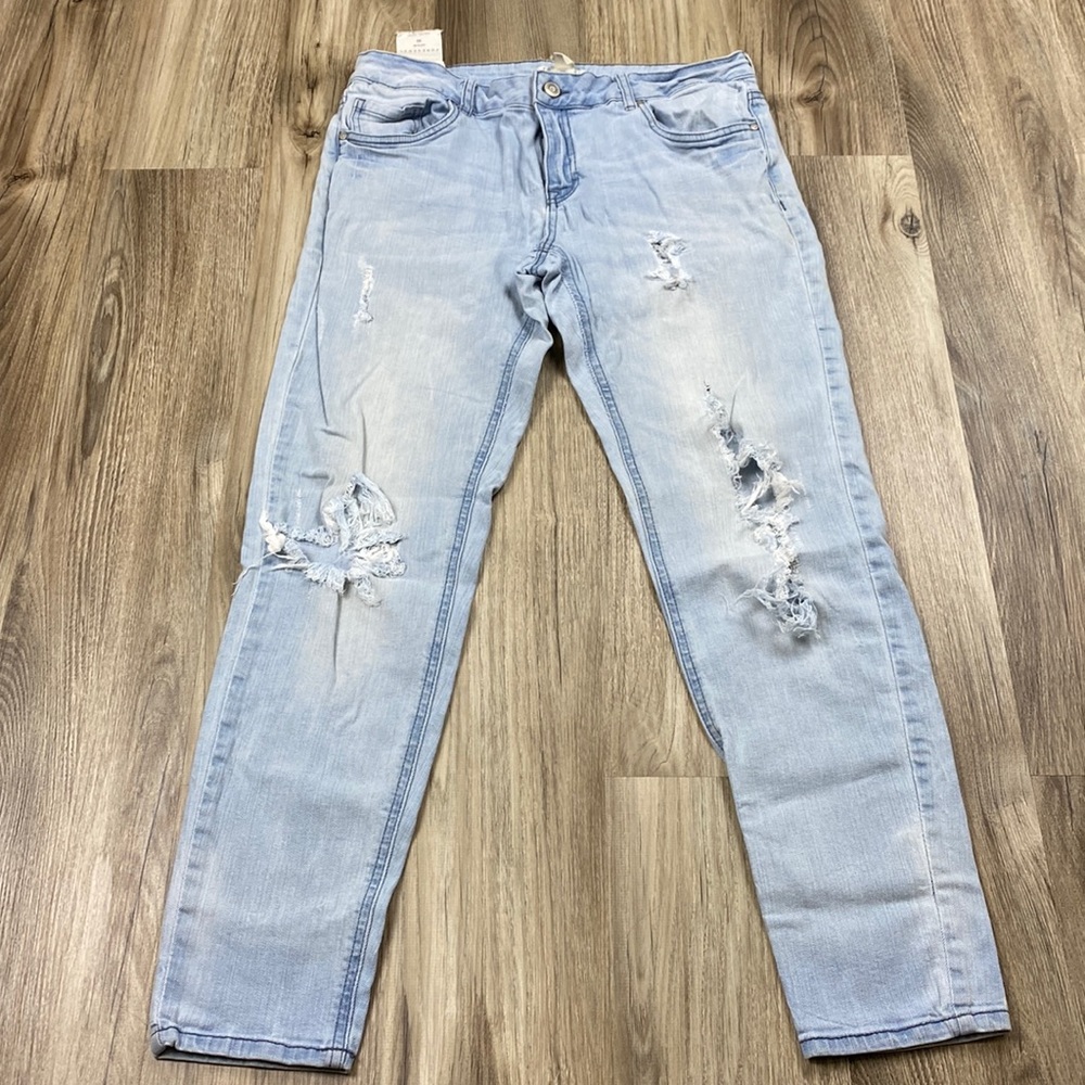 Super Distressed Skinny Jeans